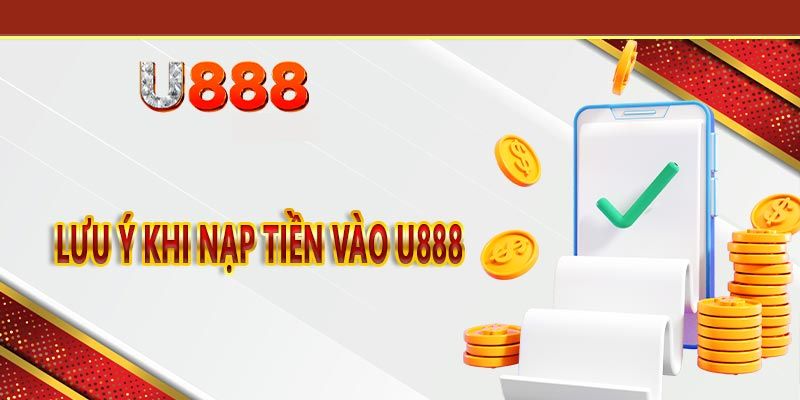 Nạp Tiền U888 - Hướng Dẫn Chi Tiết Từng Thao Tác Nhanh Nhất 2025 3 Lưu ý khi nạp tiền u888